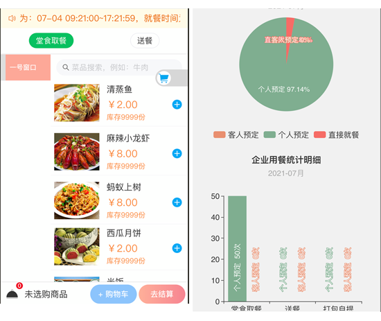 智慧食堂消費系統